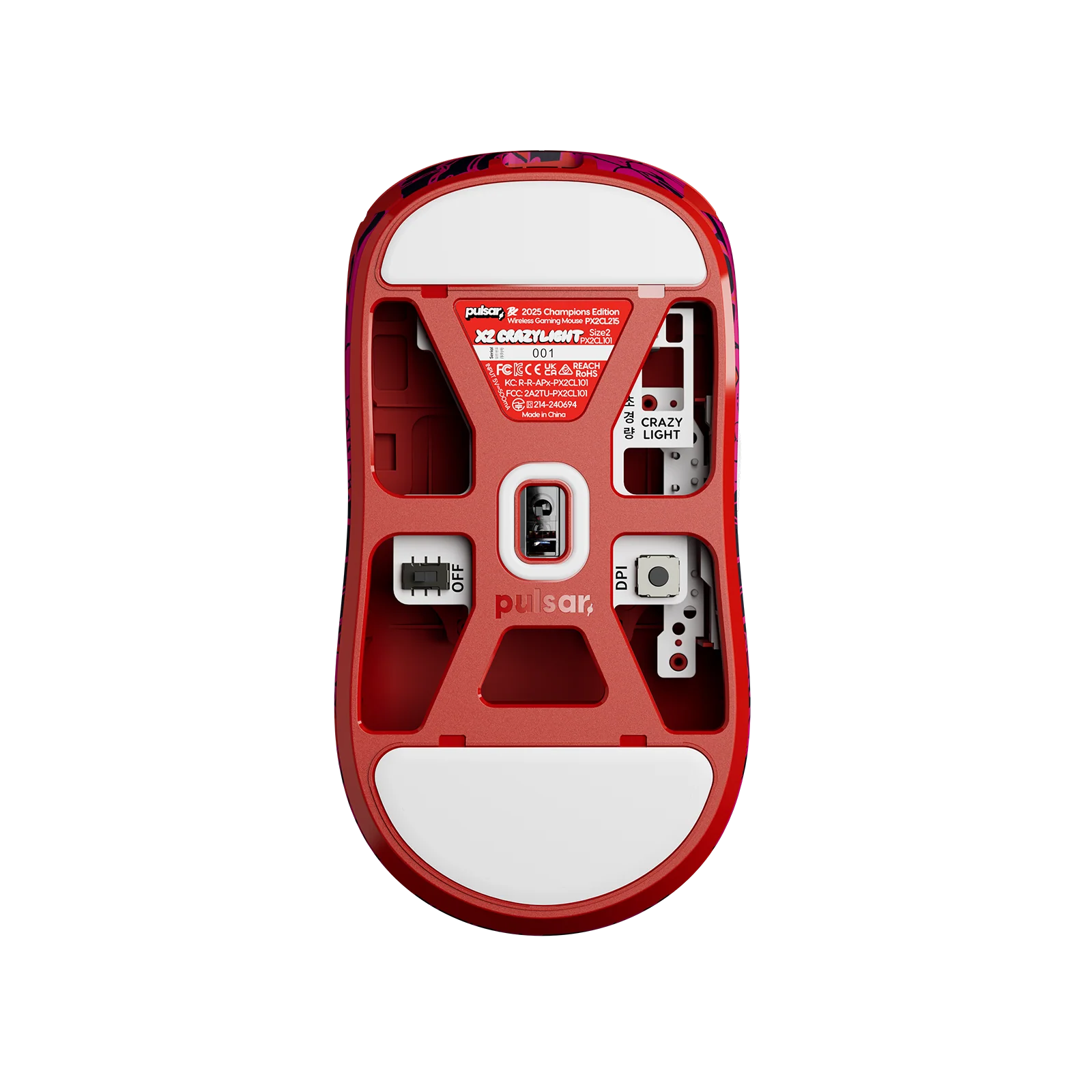 [PRX Pacific Gold Edition] X2 CrazyLight Gaming Mouse - Image 6